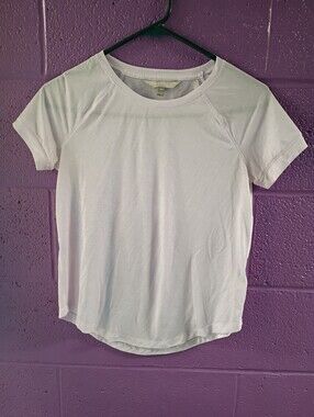 Athleta Light Purple Short Sleeve Crew Tee